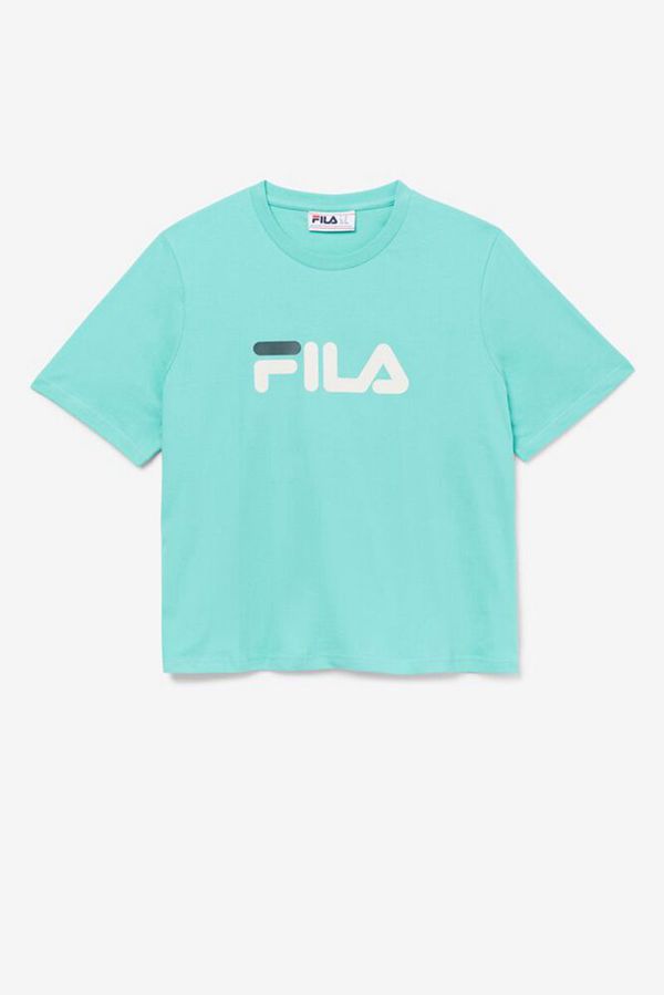 Fila Tričká Damske Modre Tyrkysové - Miss Eagle Oversized Graphic Vypredaj - Slovakia 12403-QOST